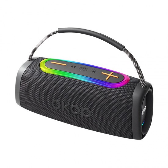 Portable Wireless Speaker with RGB Colorful Lighting 